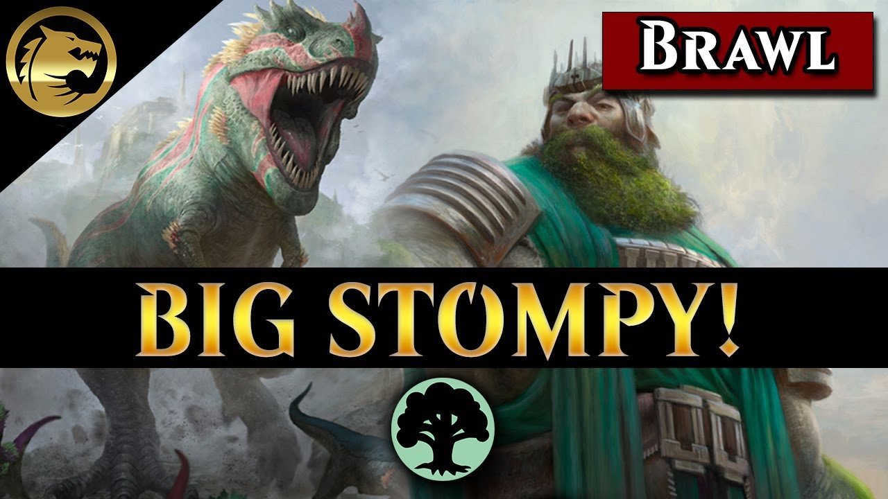 MONO GREEN STOMPY! | Yorvo Historic Brawl Deck | MTG Arena
