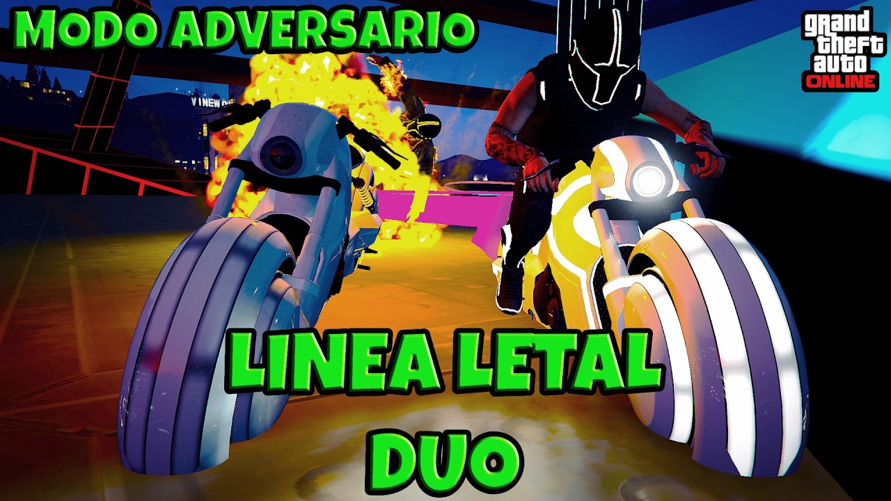 REMONTADA a PUNTO DE PERDER en LINEA LETAL DUETO MAPA 2 - modo adversario || GTA ONLINE