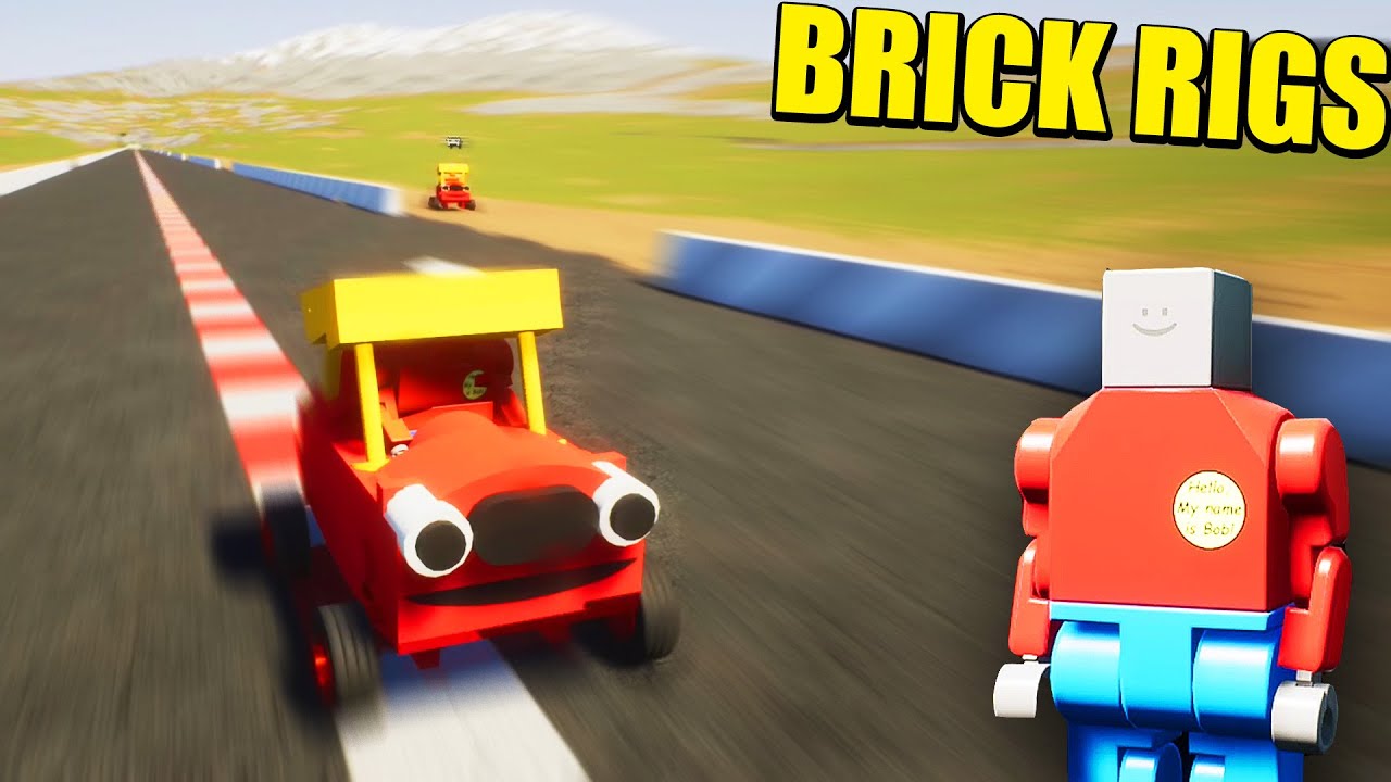 PEQUEÑO PERO SUPER VELOZ, Y RISAS CON GRÚAS Vs COHETES - BRICK RIGS | Gameplay Español