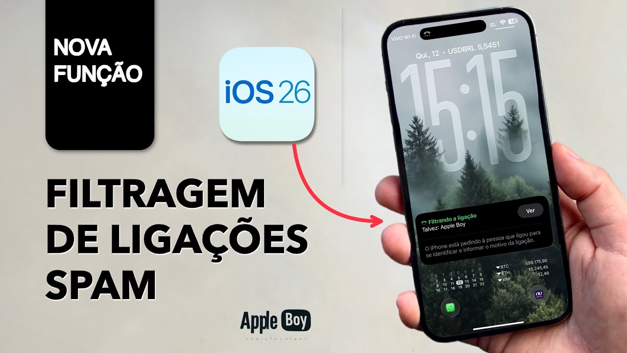 NOVA FUNÇÃO INCRÍVEL DO iOS 26 AJUDA CONTRA LIGAÇÕES INDESEJADAS 👏🏻