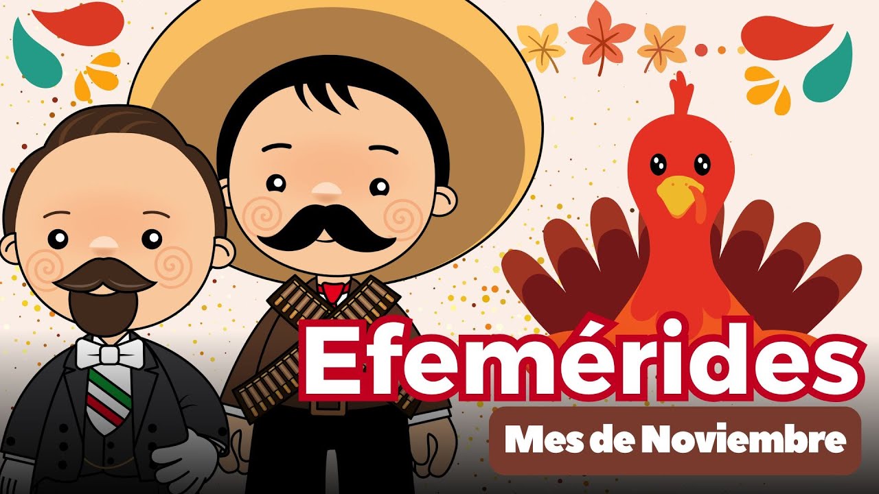 Efemérides del mes de noviembre para niños | Fechas importantes