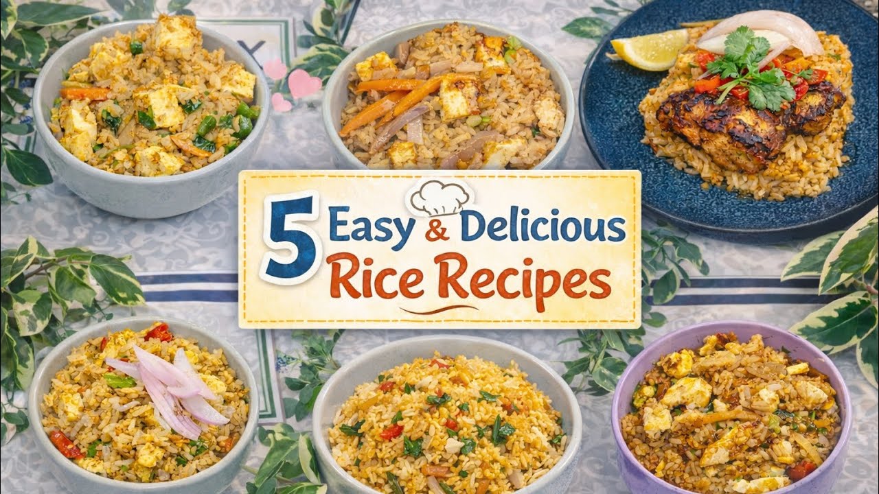 5 Fast Lunch & Dinner Recipes | Perfect for Busy Days | @Parvinkitchenjournal  #lunchboxrecipes 