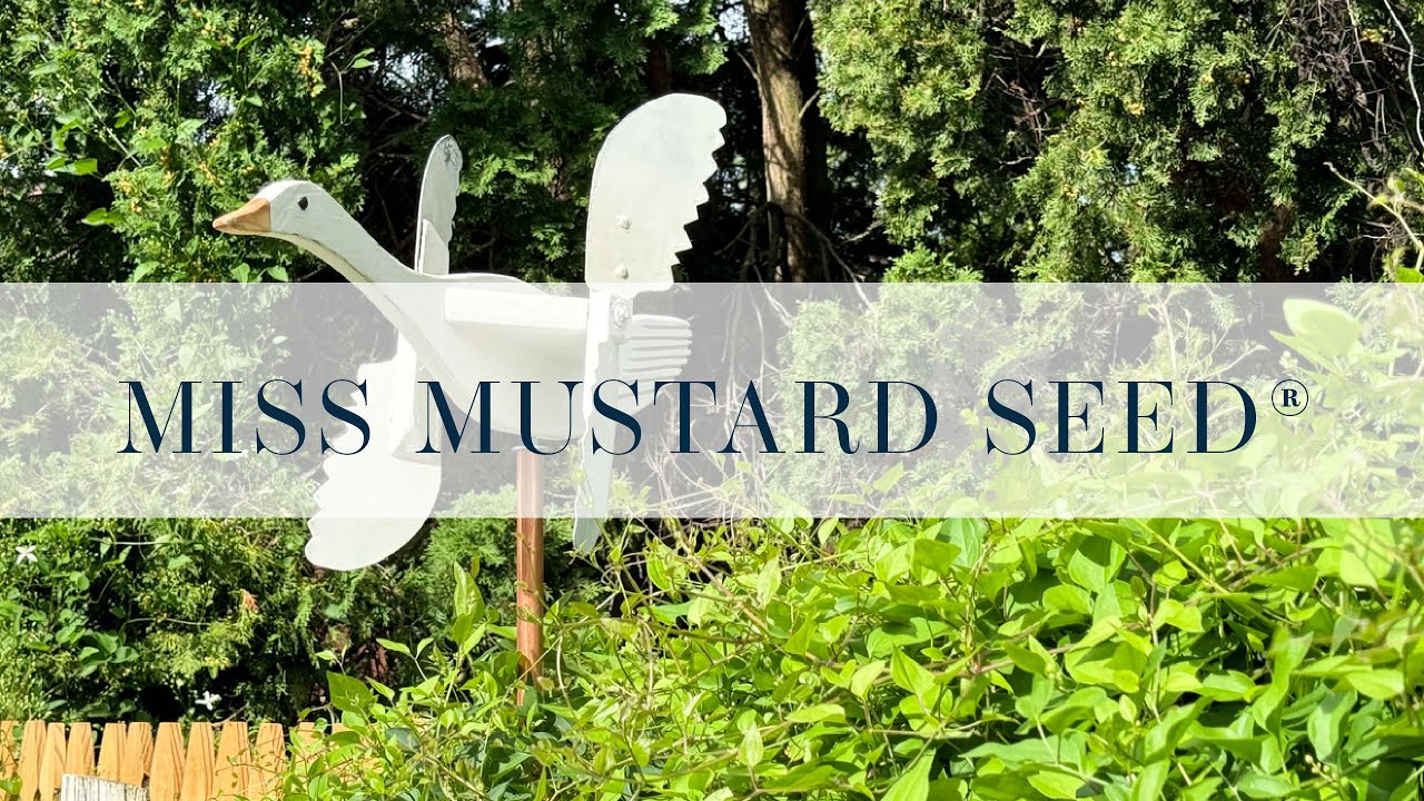 painting an antique whirlygig with milk paint | miss mustard seed