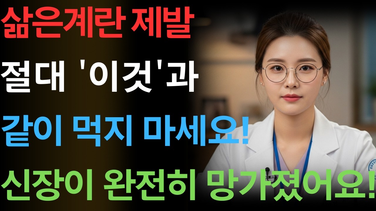 60세 이후 계란 이렇게 먹으면 근육 녹습니다 | 지팡이 짚기 전에 보세요 | 시니어건강정보