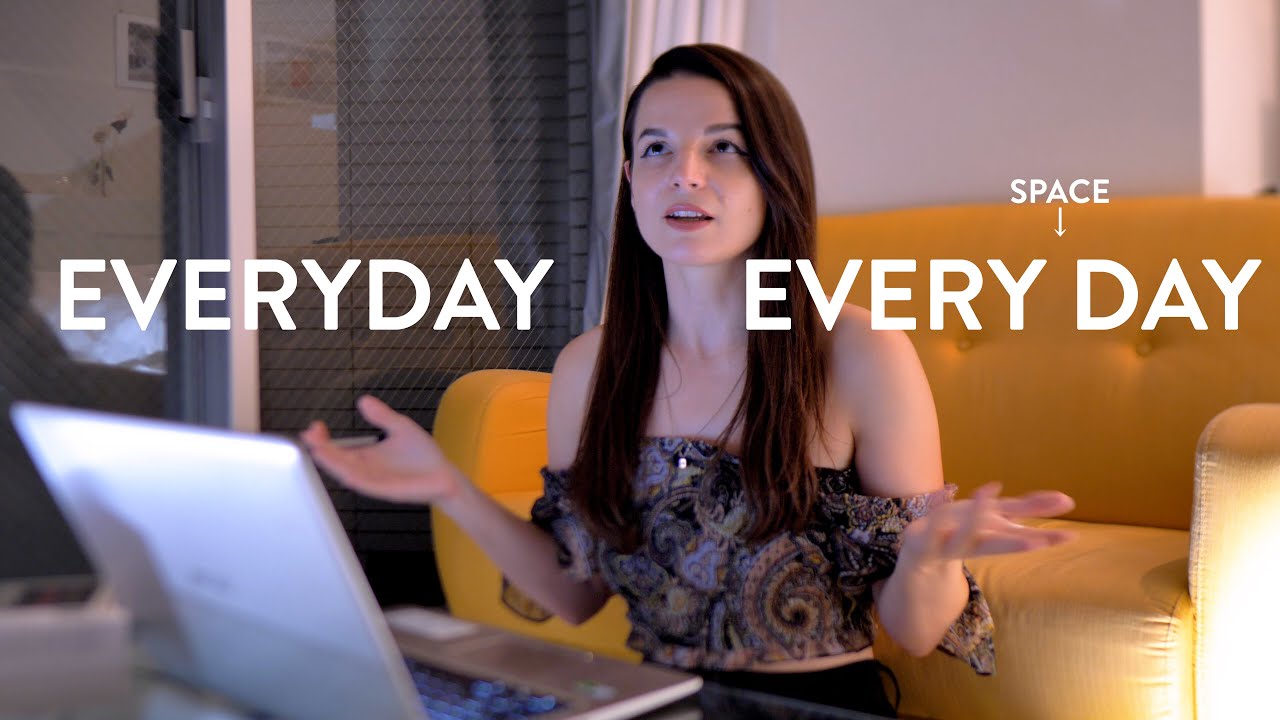 Everyday VS Every Day: What's the Difference? English Spelling, Writing, and Grammar with Alisha