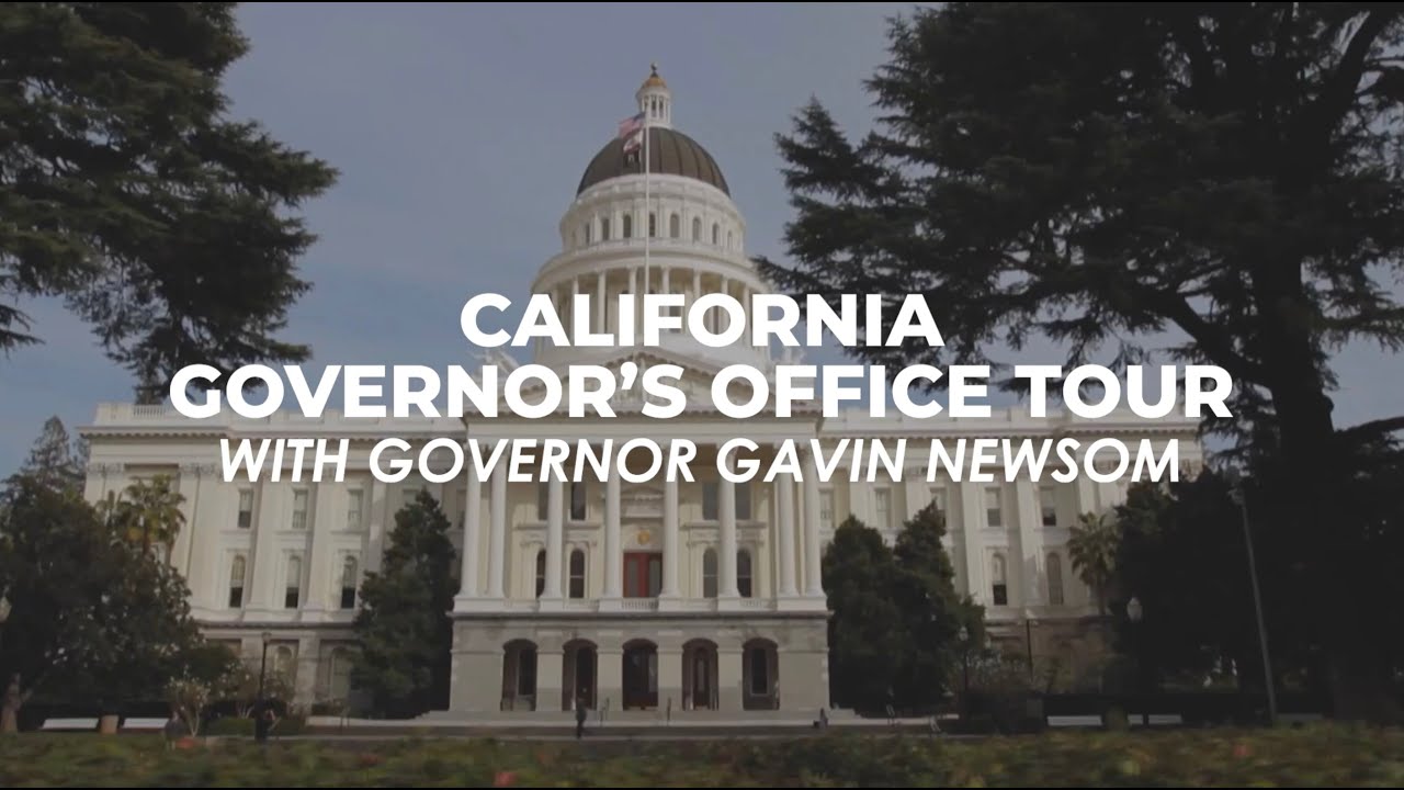 Governor Newsom Gives Tour of Governor's Office