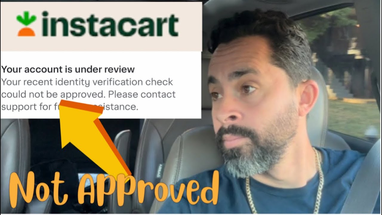 Идентификатор лица покупателя Instacart не одобрен 😳Что вы можете сделать