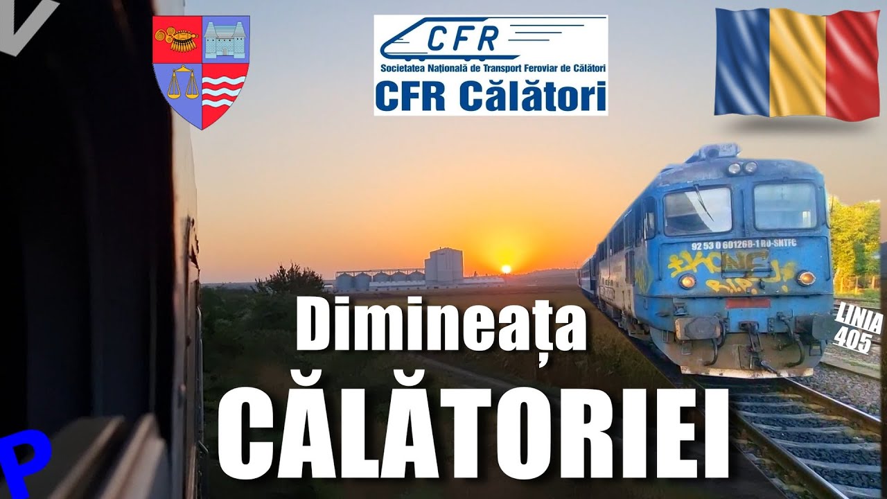 Razboieni-Ludus-Targu Mures Linia 405 | Cu trenul CFR la rasarit de soare