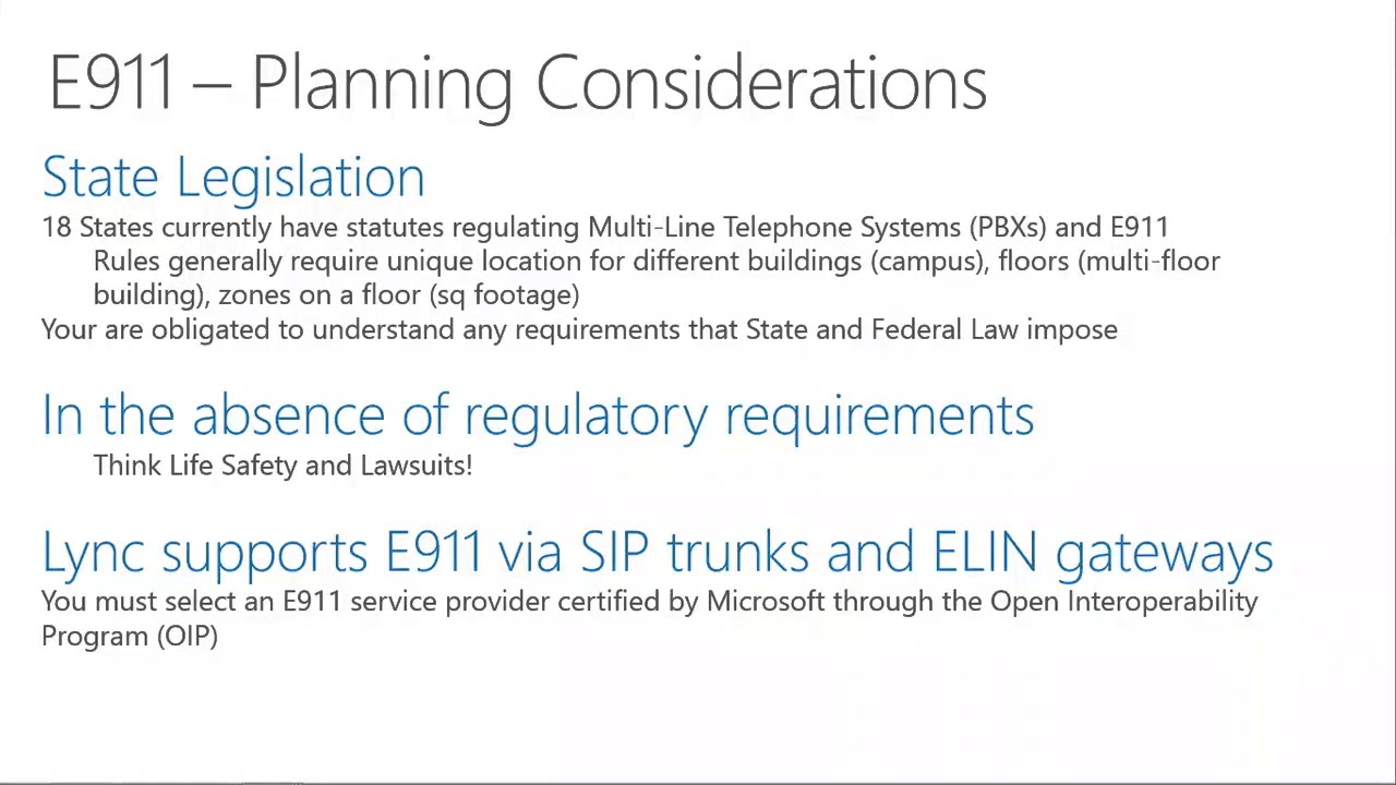 Lync Conference 2014 Deploying Location Services and Enhanced 911 with Lync Server 2013