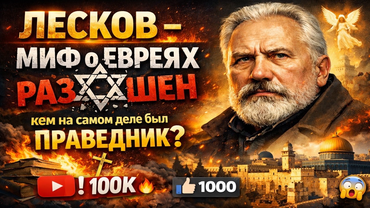 ЛЕСКОВ   МИФ О ЕВРЕЯХ РАЗРУШЕН кем на самом деле был ПРАВЕДНИК