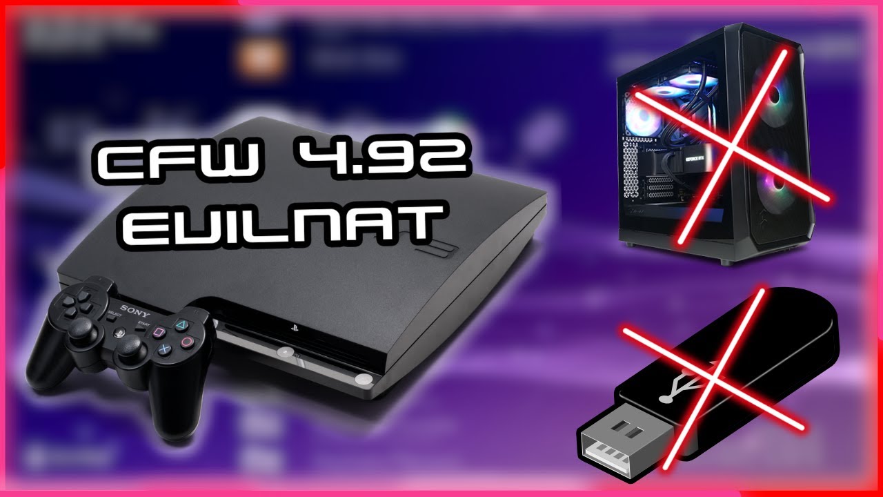 Как установить EvilNat 4.92 CFW на вашу CFW PS3 без ПК или USB | Руководство 2025 года
