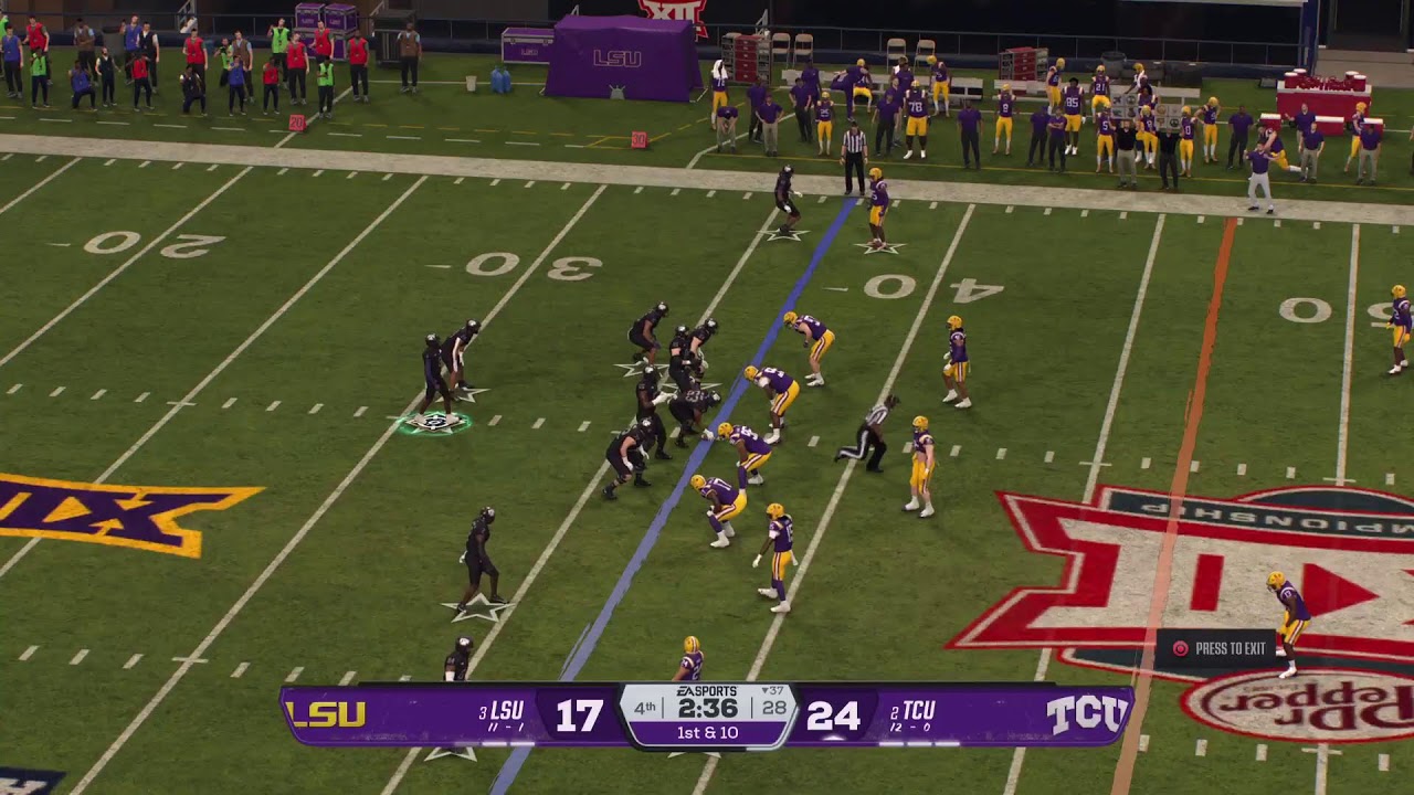 CFB26 KINETIKCFB P5 League BIG 12 Championship #3 LSU Tigers vs #2 TCU Horned Frogs