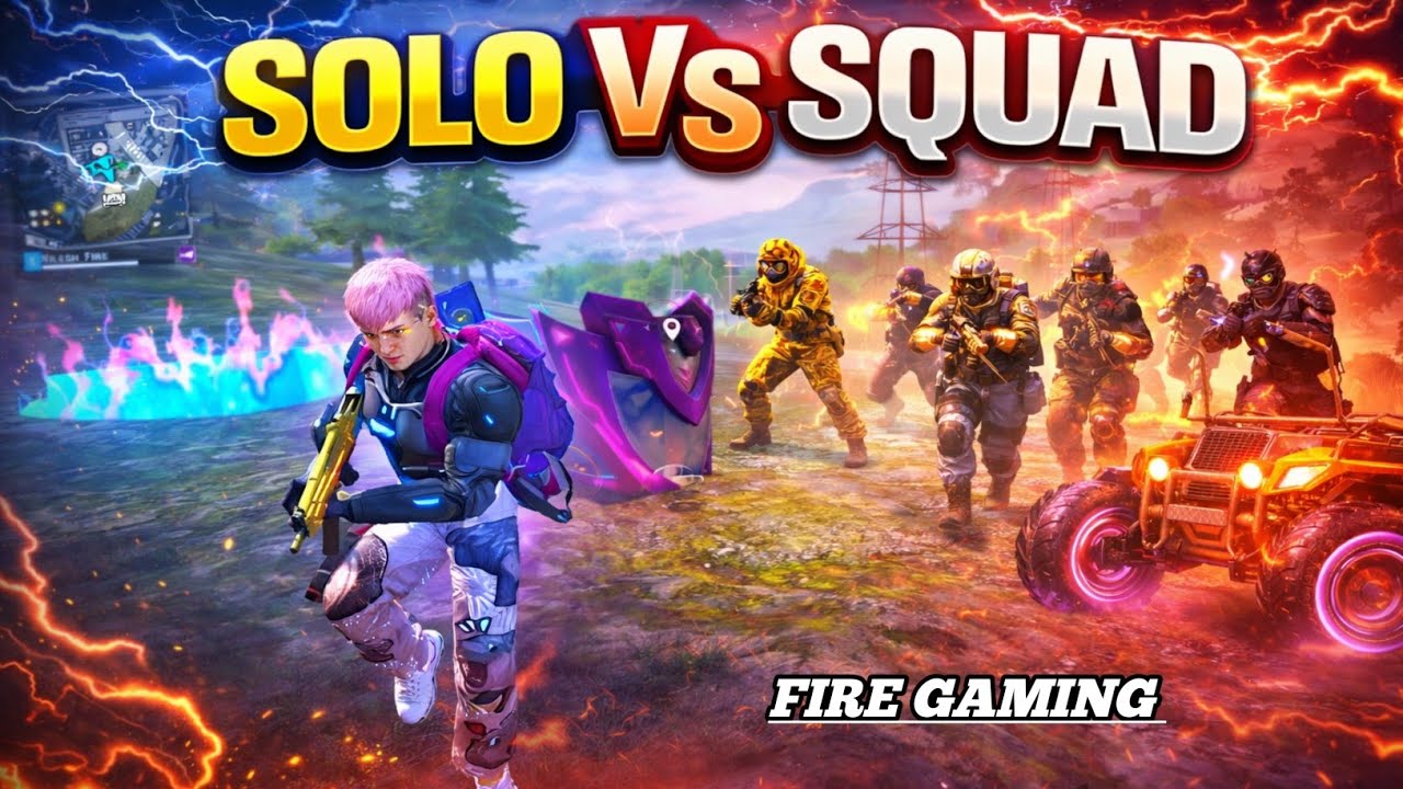 SOLO VS SQUAD NOT BOOYAH ❌||
