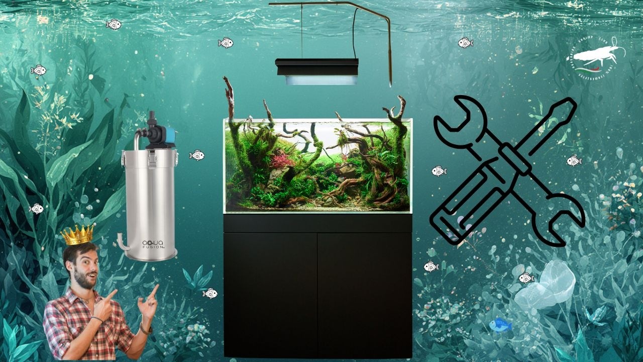 Aqua Fusion rozsdamentes külső szűrő összeszerelése