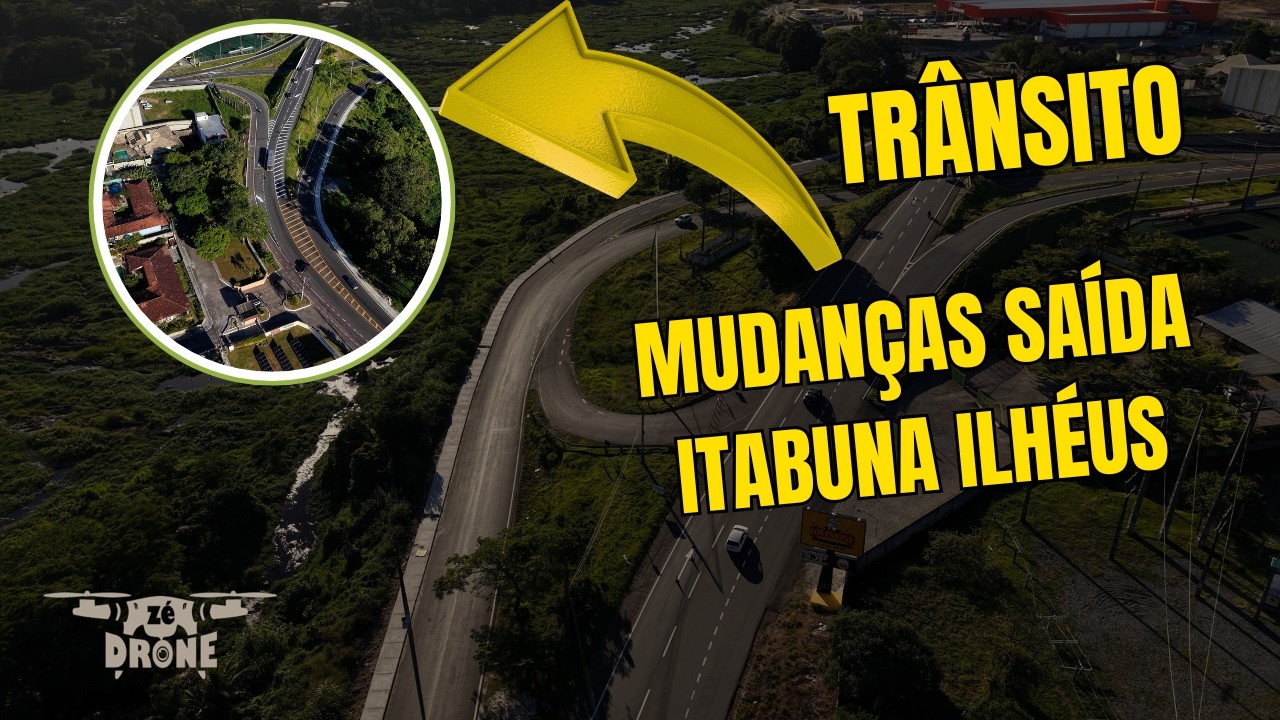 Z&Eacute; DRONE REGISTRA MUDAN&Ccedil;AS NA SA&Iacute;DA DE ITABUNA ILH&Eacute;US BR 415