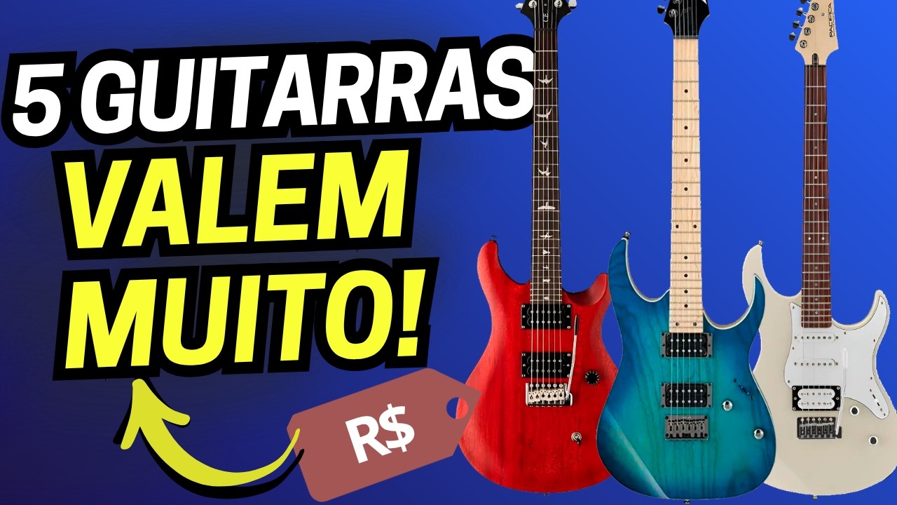 5 GUITARRAS INTERMEDI&Aacute;RIAS que VALEM CADA CENTAVO em 2026