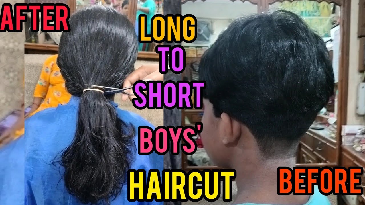 Extreme Short Haircut For women 2023//Long to Short Haircut//Boys Haircut For girls