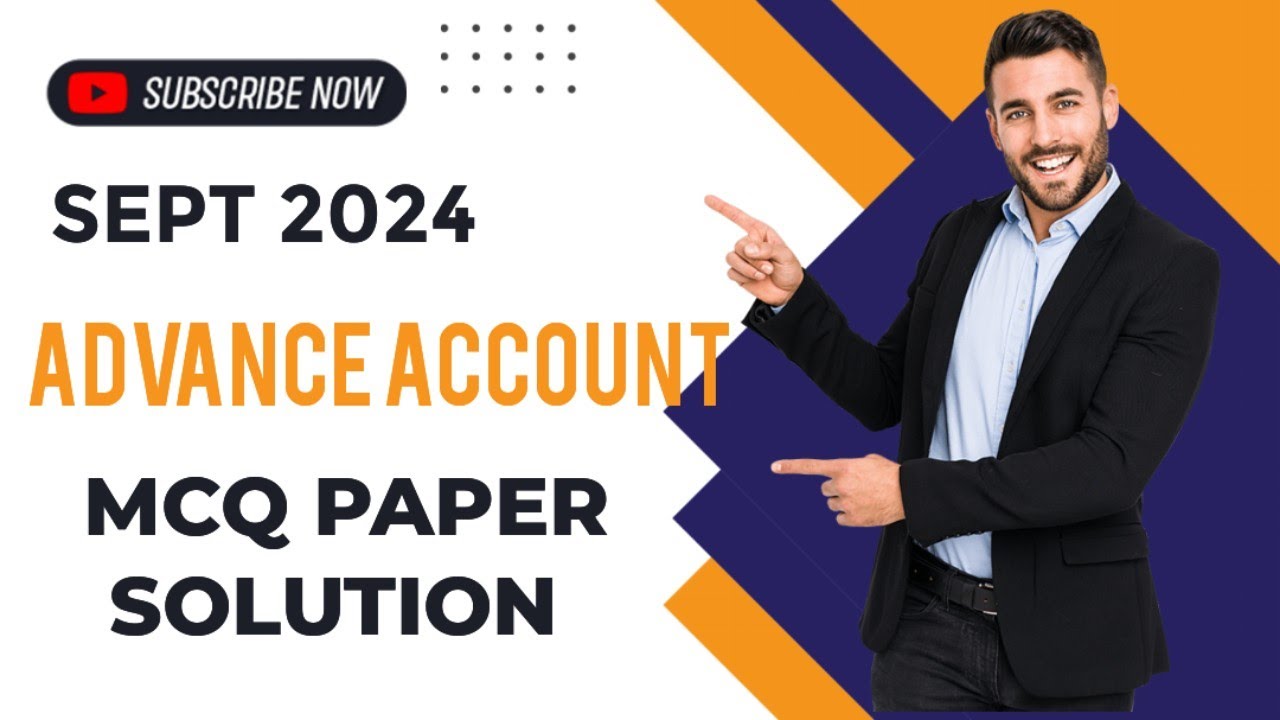 Advance Account September 2024 paper solution 