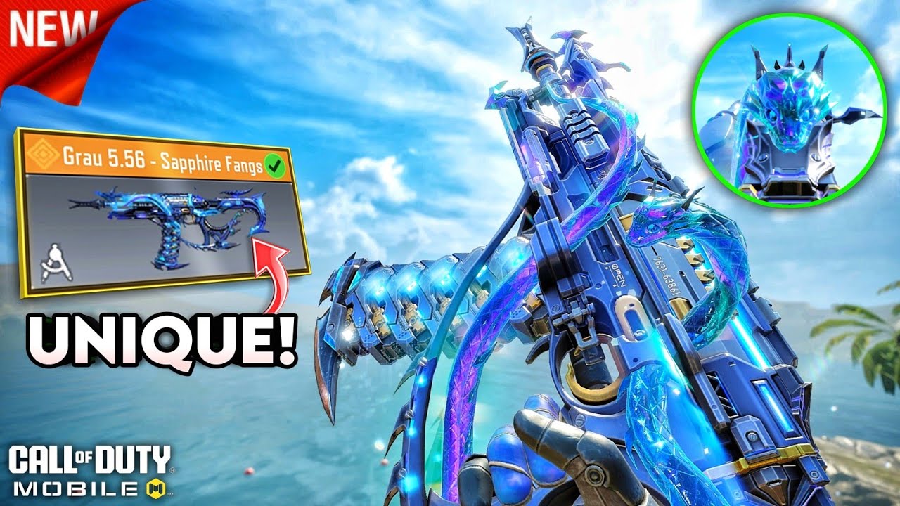 *New* Legendary Grau 5.56 Sapphire Fangs is a straight up masterpiece in CODM