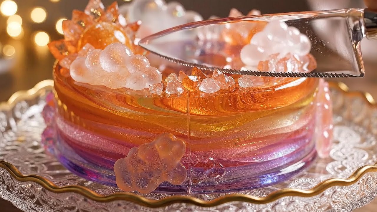 【ASMR】幻想ガラスケーキ🍰/Fantasy Glass Cake
