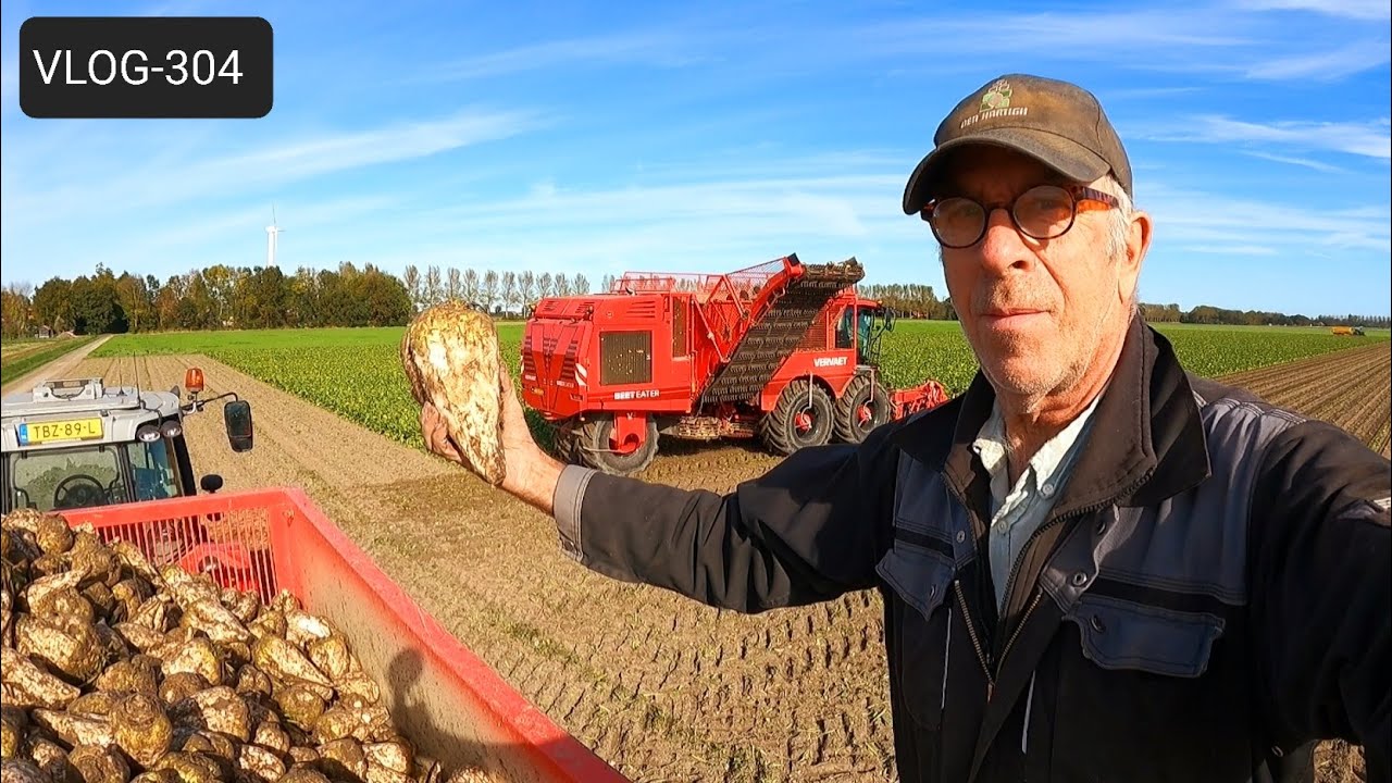 FARMVLOG #304 kijkersvraag, suikerbieten rooien, Vervaet Beet Eater
