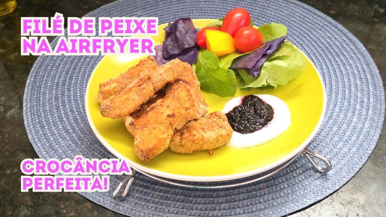 Filé de dourada assado na airfryer: uma receita saborosa