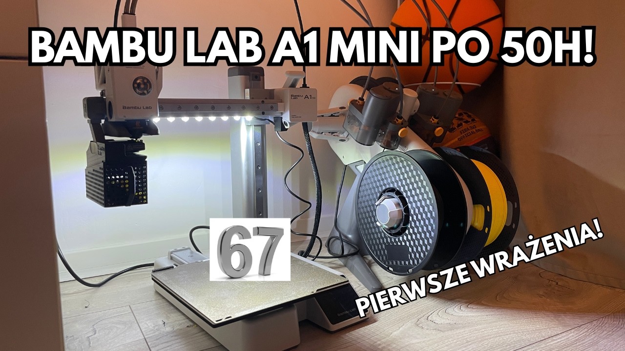 TA DRUKARKA MI UCIEKA! - pierwsze wrażenie Bambu Lab A1 mini