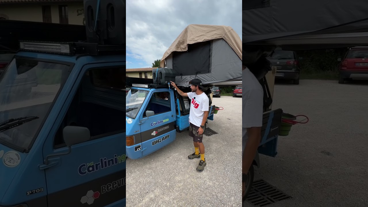 TOUR APE CAR CAMPERIZZATA! #ape #apecar #italia