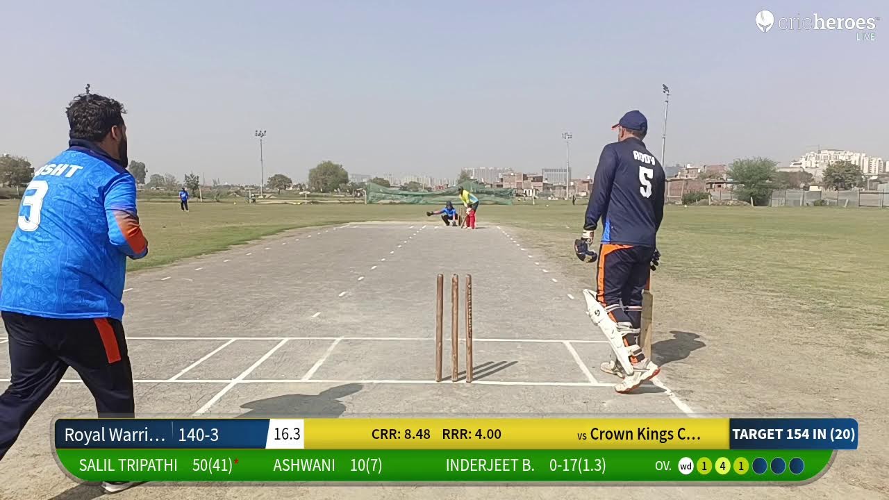 Crown Kings Cricket Club vs Royal Warriors XI Team B live cricket match | ROYAL WEEKEND CUP (Sunday