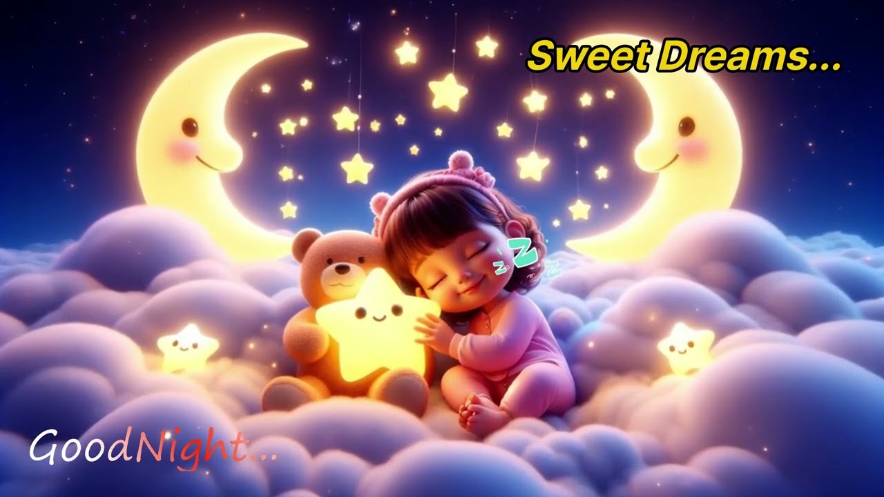 🌟 Sparkling Little Star Lullaby 🌙 | Estrellita Brillante – Music Box Baby Sleep Song