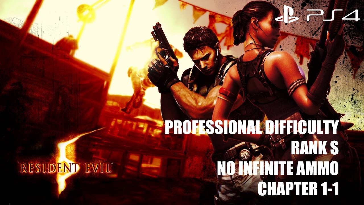 Resident Evil 5 PS4 Walkthrough Rango S Profesional | Capítulo 1-1