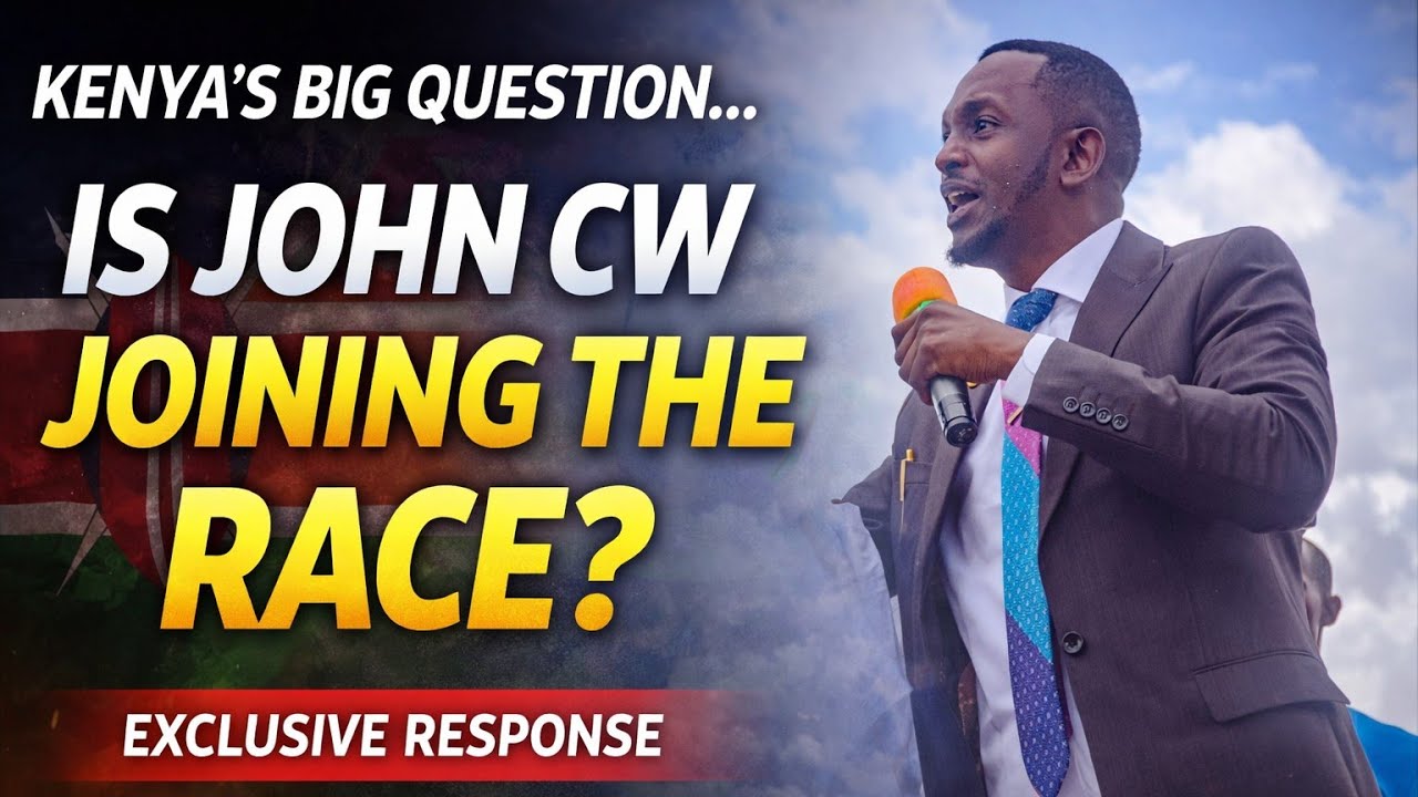 KENYA'S BIG QUESTION IS AMB JOHN CW JOINING THE RACE? #johncw 