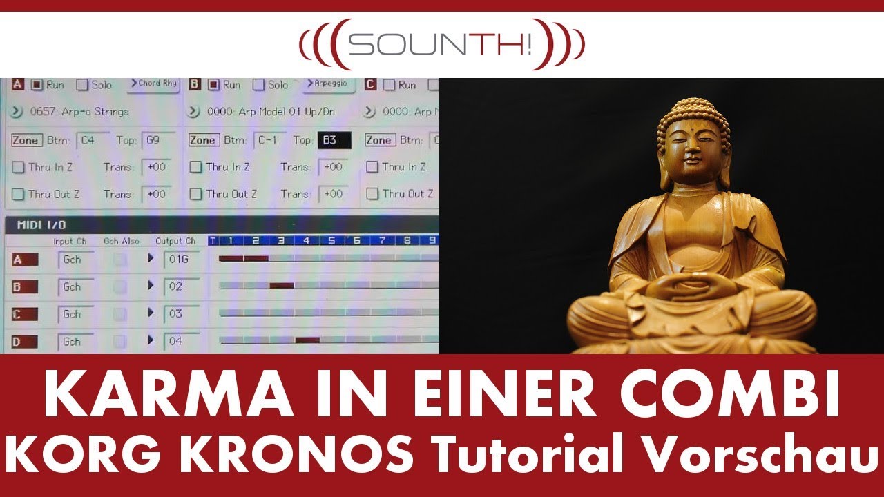 Korg Kronos - KARMA Combi - Tutorial Tutorial