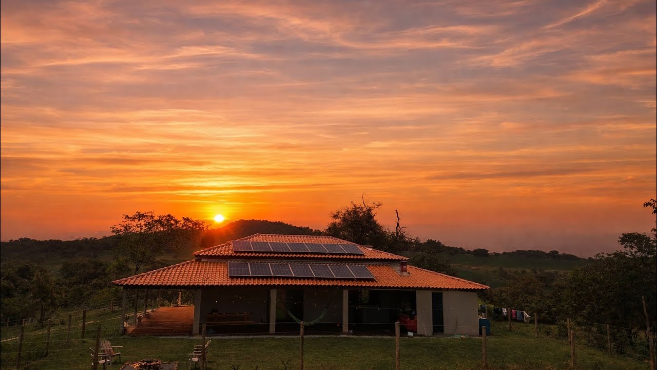 Nossa casa na fazenda ficou pronta!