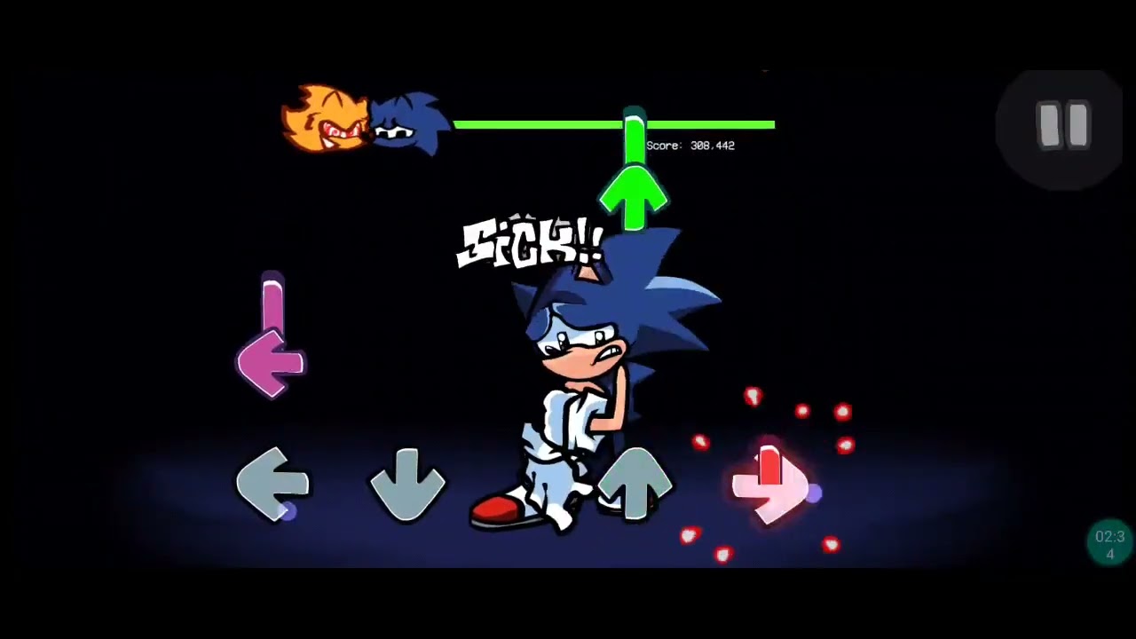 Jogando phantasm e sink no fnf mobile