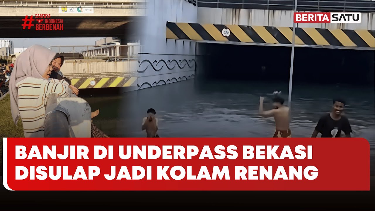Banjir di Underpass Bekasi Disulap Jadi Kolam Renang #Beritasatu