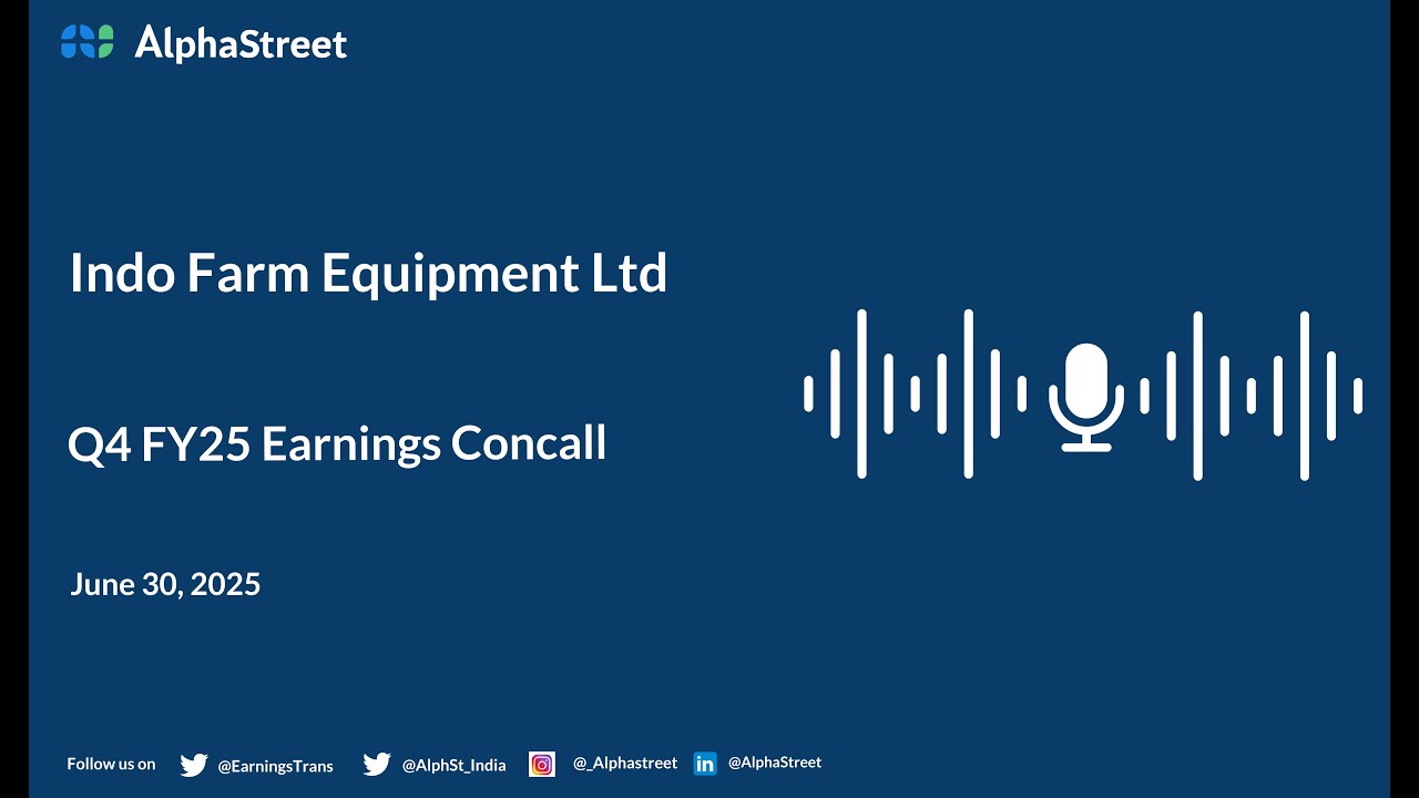 Indo Farm Equipment Ltd Q4 FY25 Earnings Call