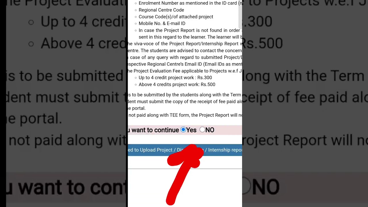 IGNOU PGDT Project   Online Submission Process and link 