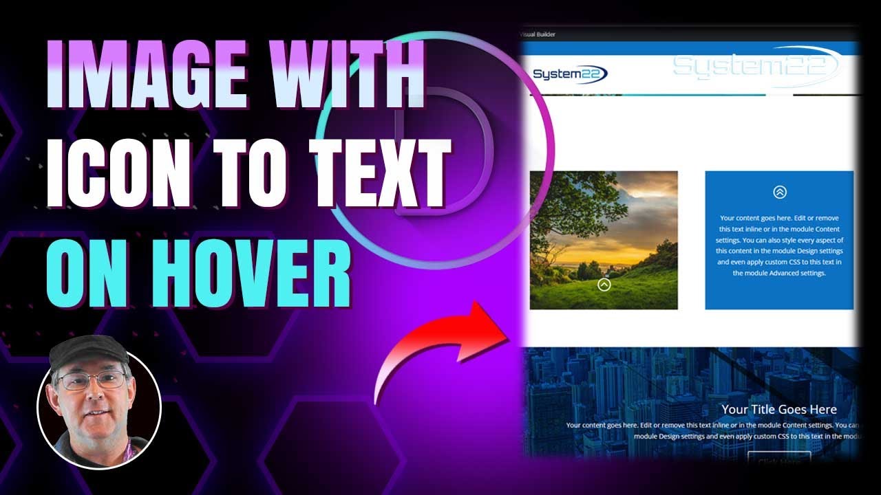 Divi Theme Image To Text Slide Up On Hover 👈👍👈