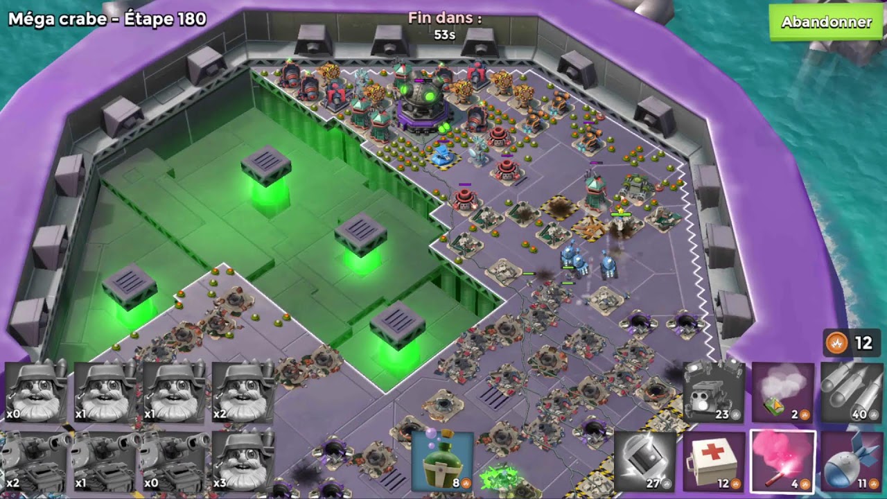 Boom beach #339 - Méga crabe voleur de vie (Juin 2022) - Partie 6 (Etapes 161 à 180)
