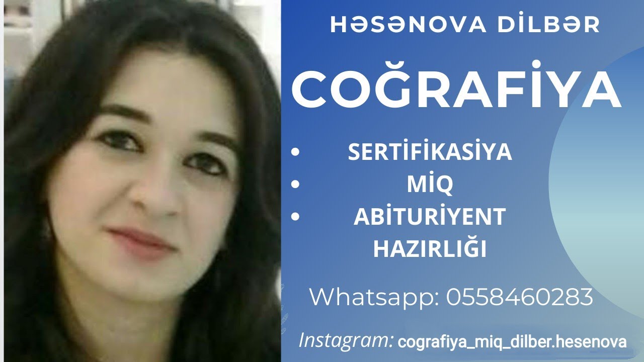 COĞRAFİYADAN MƏSƏLƏ İZAHI