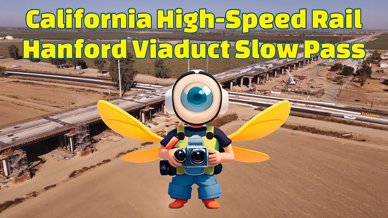 California High-Speed Rail Hanford Viaduct Area Slow Pass