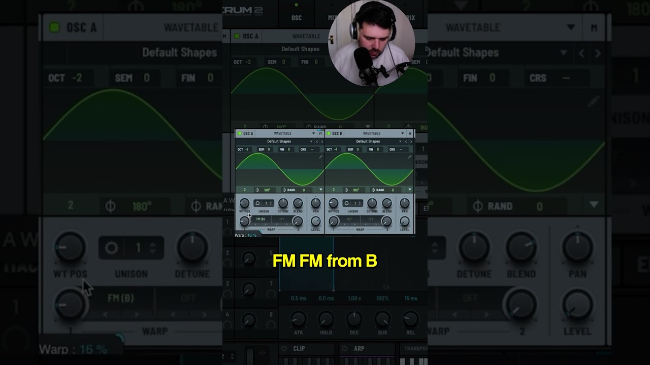 Craft Aggressive, Textured FM Bass Using Serum 2&rsquo;s Oscillators! #dnbacademy #serum #sounddesign
