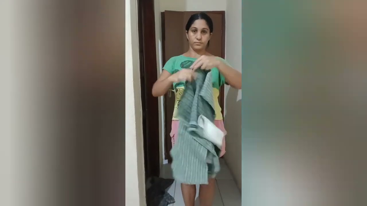 Fiz uma.saia com a bermuda do meu esposo...