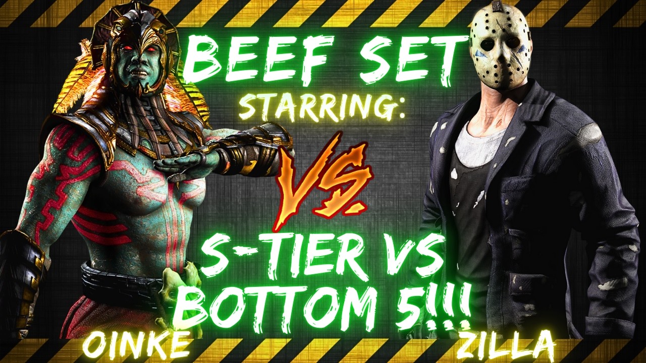 BEEF SET ft. Zilla vs Oinke | S-TIER VS BOTTOM 5!!! 🎤👀🔥😱