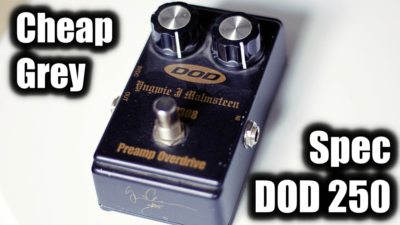 DOD 308 Analogman Mod (A Bargain DOD 250 Grey Spec?)