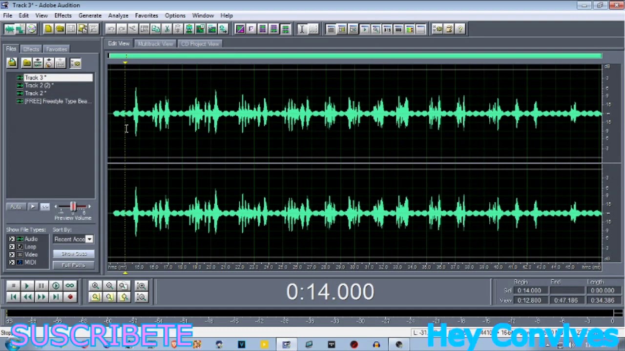 USANDO ADOBE AUDITION 1.5 (MASTERIZACIÓN)