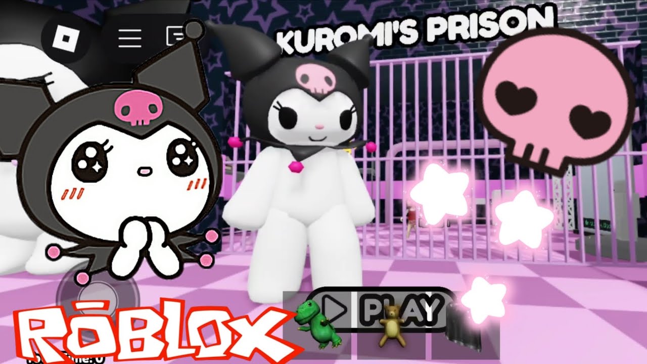 ROBLOX Kuromi prison run 💔😭💕💕 #gameplay #roblox #kuromi  #prisonrun