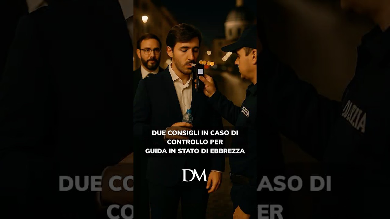 Due consigli se ti fermano per l'alcoltest #guidainstatodiebbrezza #alcol #codicedellastrada #shorts