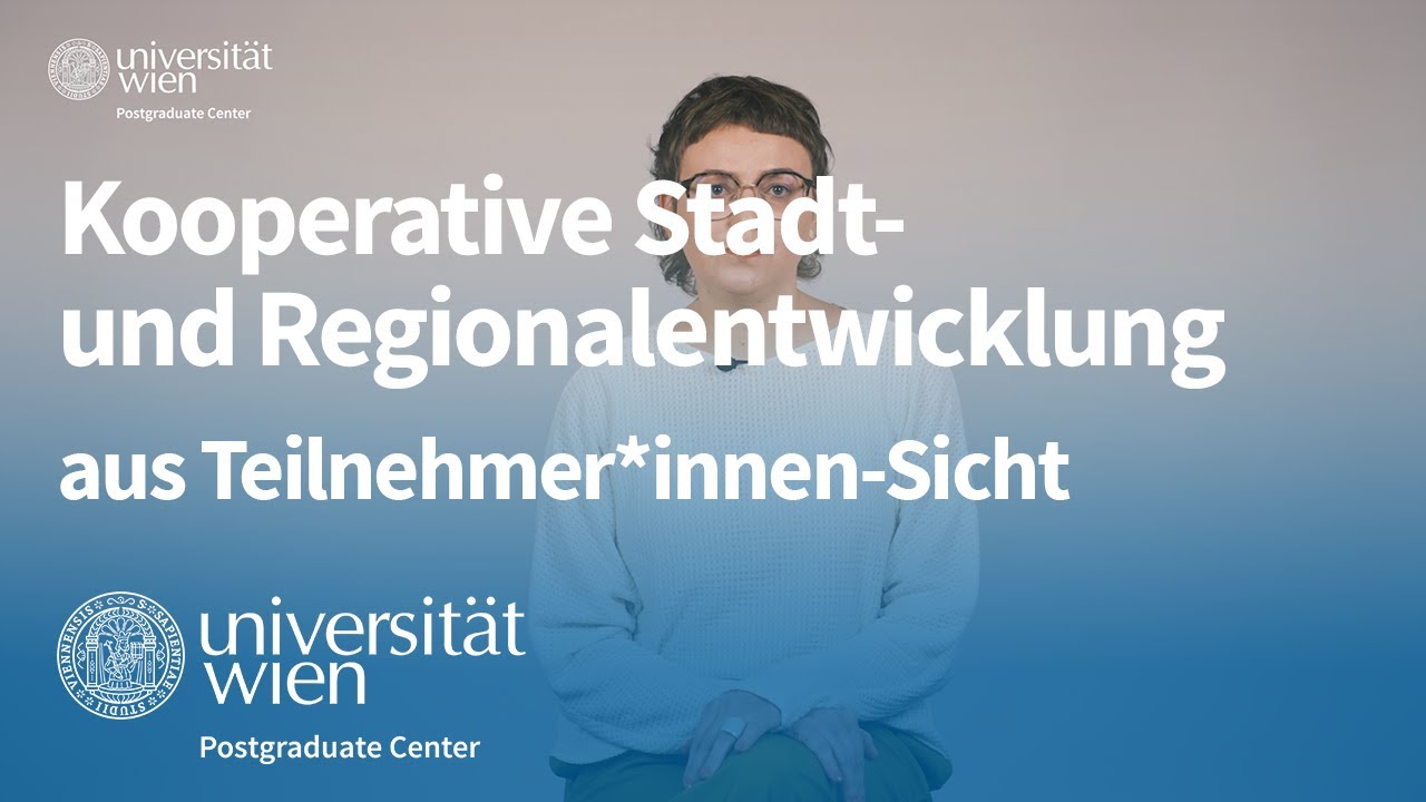 Weiterbildungsprogramm &bdquo;Kooperative Stadt- und Regionalentwicklung&ldquo;